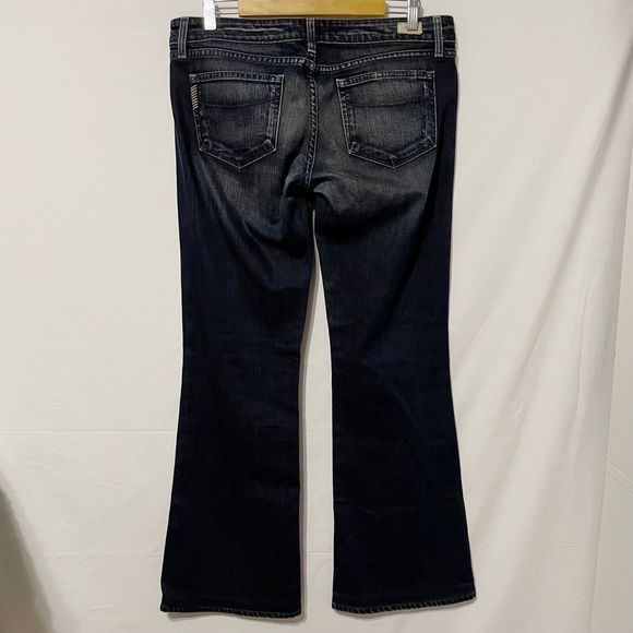 Sz 31 Laurel Canyon Low Rise Boot Cut Paige Jeans - Picture 2 of 10